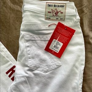 True Religion White Trucker Set - Jeans